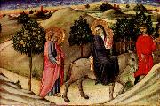 Flight to Egypt  predella panel SANO di Pietro